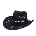 thumbnail image 2 of CFMIURAN, Womens Beach Sun Straw Hat Breathable Fashionable Sun Hat for Outdoor Daily Wear, Foldable Straw Cap with Wide Brim for Travel and Vacation, 2 of 9
