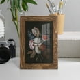 thumbnail image 5 of Dramatic Bouquet I -Framed Print w/glass-Walnut, 5 of 8