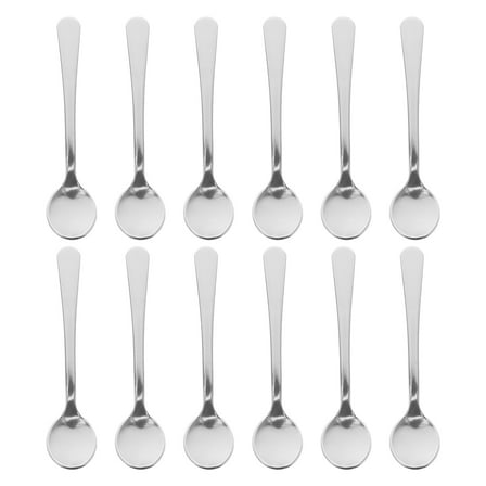 ETEREAUTY 12Pcs Stylish Stainless Steel Espresso Spoons for Precise Coffee and Dessert Use