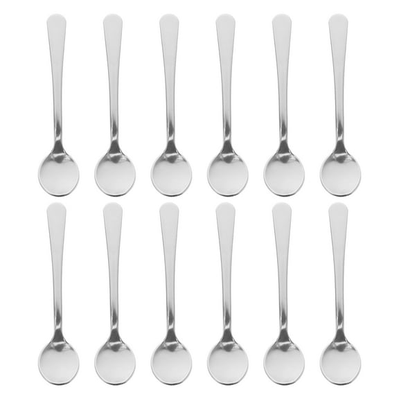 ETEREAUTY 12Pcs Stylish Stainless Steel Espresso Spoons for Precise Coffee and Dessert Use