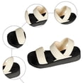 thumbnail image 7 of Platform Sandals for Women Elastic Strappy Open Toe Quick Drying Beach Shoes Summer Casual Lightweight Flat Shoes White Size 8, 7 of 7
