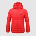 thumbnail image 6 of Yindaity Women's Packable Lightweight Full-Zip Puffer Jacket with Hood Quilted Winter Coat (Red,2XL), 6 of 6