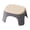 Gray, variant on Homenest Orange Plastic Step Stool Footrest – Non-Slip Shoe Changing Low Stool, Stackable Bathroom Small Footstool for Living Room Entryway, Sturdy Teens Step-Up Seat