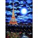 thumbnail image 1 of Pintura de diamante (DB6417) 5D Square Mosaic Craft DIY Moon Torre Eiffel Kit 40x50cm Hugtrwg Para estrenar, 1 of 1