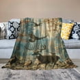 thumbnail image 2 of BCIIG Deer and Forest Scene Throw Blanket Gifts, Soft Cozy Fleece Blanket with Wildlife Nature Print, Blanket for Couch Bed Sofa, Perfect for Hunters and Nature Lovers, 50x60in, 2 of 6