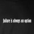 thumbnail image 3 of CafePress - Failure Is Always An Option 2 Long Sleeve T Shirt - Long Sleeve Dark T-Shirt, 3 of 4