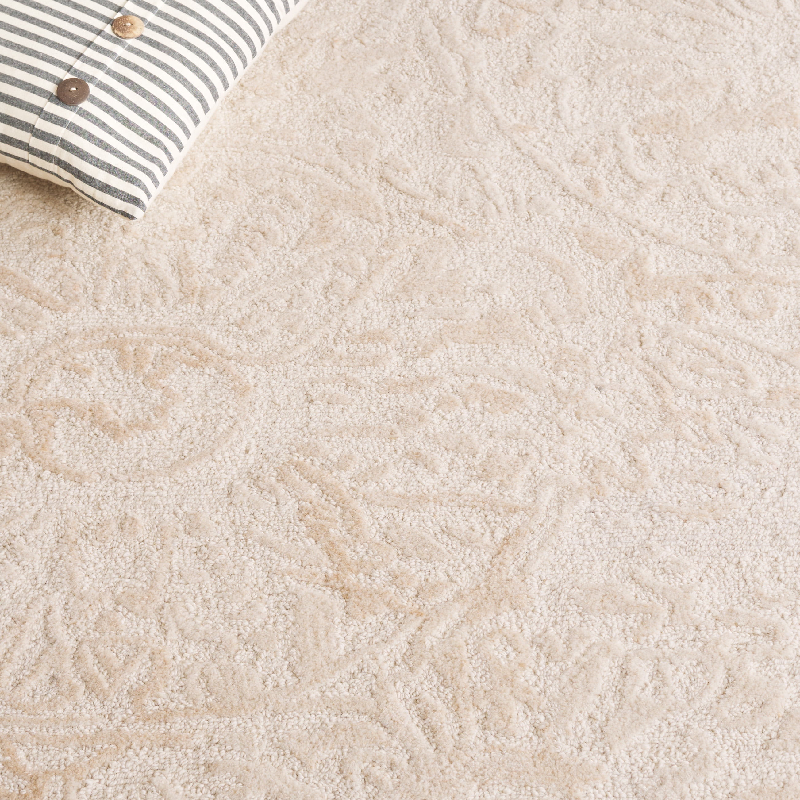 SAFAVIEH Abstract Delaney Floral Area Rug, Beige/Ivory, 6' x 9'