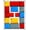 Red, Pattern 1, variant on ODIKA 4'x6' Machine Washable Non-Slip Area Rug, Brick for Boys Room High Traffic Rug, Red, 83786