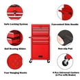 thumbnail image 6 of Resenkos Cabinet, Storage Cabinet Units,Rolling Cabinet Storage Chest Box Garage Toolbox Organizer-Red, 6 of 9