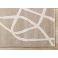 thumbnail image 4 of Rug Branch Art Organic, Tonal/Solid Cream Indoor Area Rug - 5' x 8', 4 of 8
