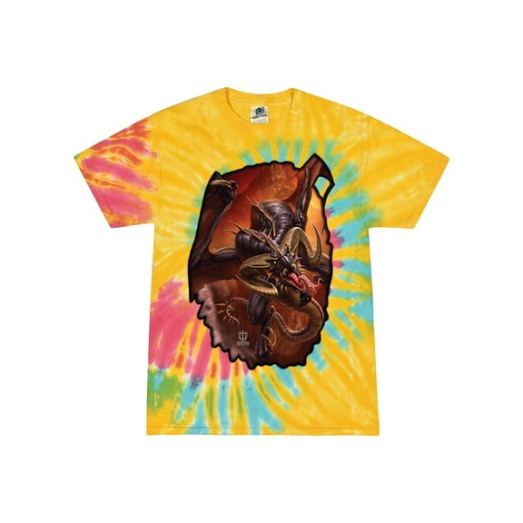 Wild Bobby, Enraged Angry Flying Dragon, Pop Culture, Tie-Dye Tees, Aurora, Small