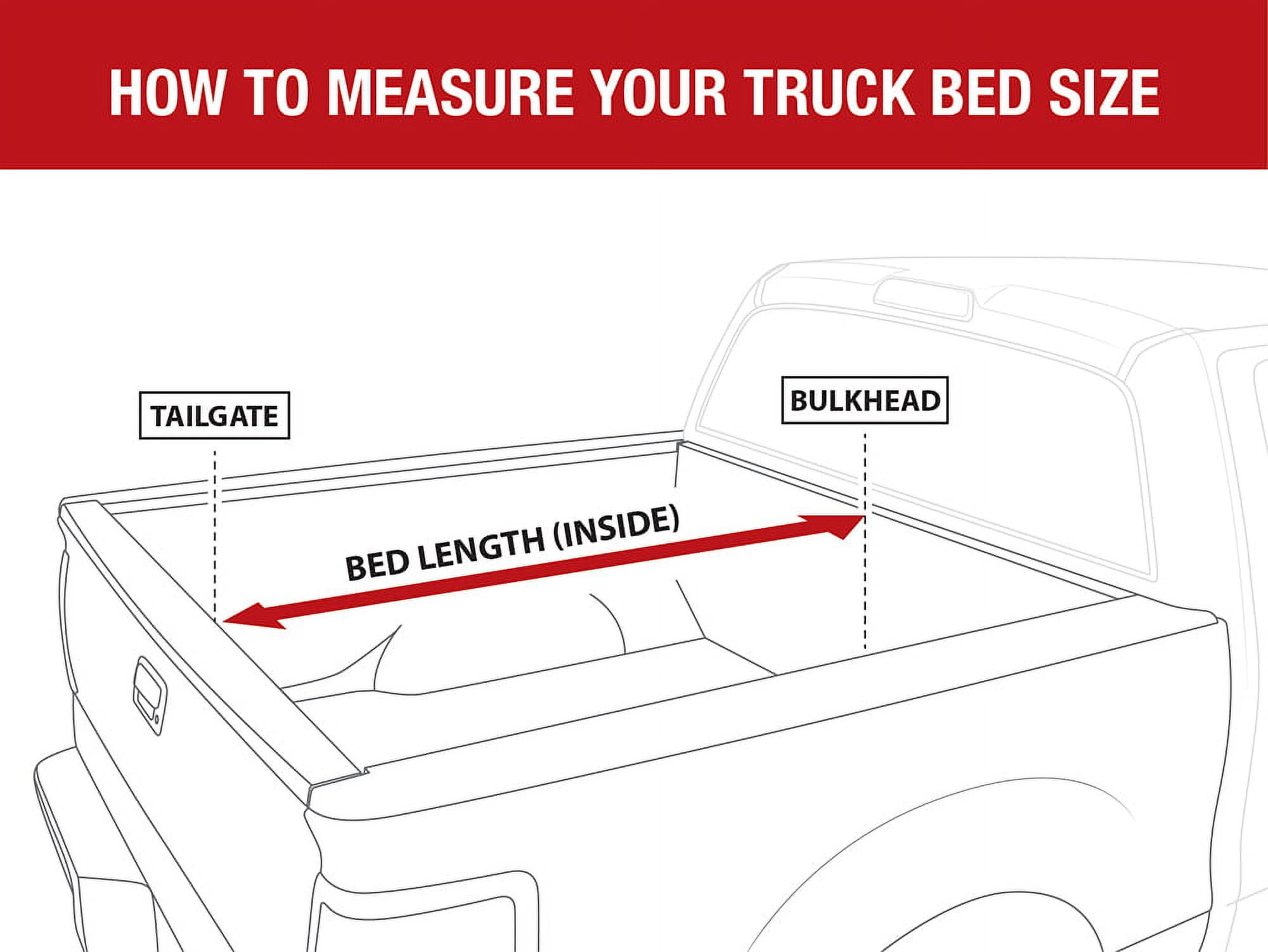 MaxMate Soft Tri-fold Truck Bed Tonneau Cover Compatible With 2022-2025 ...