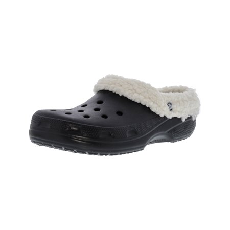 black lined crocs