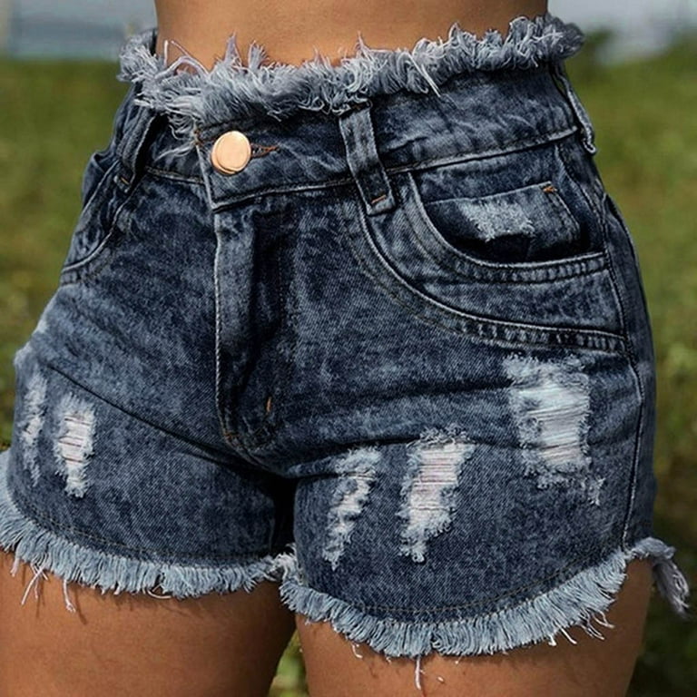 Biker jean hotsell shorts womens