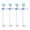 Blue, variant on 4 PCS Outdoor Fake Dragonfly Rod Clip, 3D Dragon Fly Garden Stakes & Hat Simulation Decor, Insert Pole Clip, Removable Natural Waterproof Decoration for Garden, Patio, Balcony