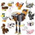 thumbnail image 1 of Juguete de bloques de construcción para niños, ensamblaje de partículas pequeñas, adorable granja de mascotas, 10 cajas (Lele Brothers 9109), caja, 1 of 2