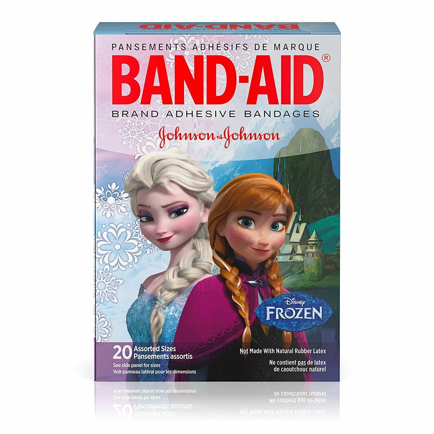 Bandaid Adhesive Bandages, Disneys Frozen, Assorted Sizes, 20 Count