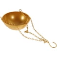 thumbnail image 4 of OUNONA Golden Plastic Hanging Planter for Home Use with Durable Craftsmanship 6.5 Inches, 4 of 8