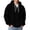 AB228 Black, variant on Bainana Men'S Half Zip Hoodie Long Sleeve Soft Hoody Solid Color Hooded Tops Party Wear Fall Outfit Size L