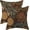 Vintage Boho, variant on Vintage Boho Pillow Covers 18x18 Inch Set of 2, Brown Green Retro Flower Decorative Outdoor Throw Pillows Farmhouse Linen Floral Pillow Case for Sofa Bedroom Living Room Indoor Outdoor