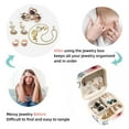 thumbnail image 4 of Valentine's Day Decorative Square Travel Portable Jewelry Display Box - Earring Organizer, Necklace and Bracelet Storage Case for Girls and Women, 4 of 6