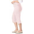 thumbnail image 3 of Woman Within Plus Size Petite Stretch Denim Five-Pocket Capri Jeans, 3 of 6