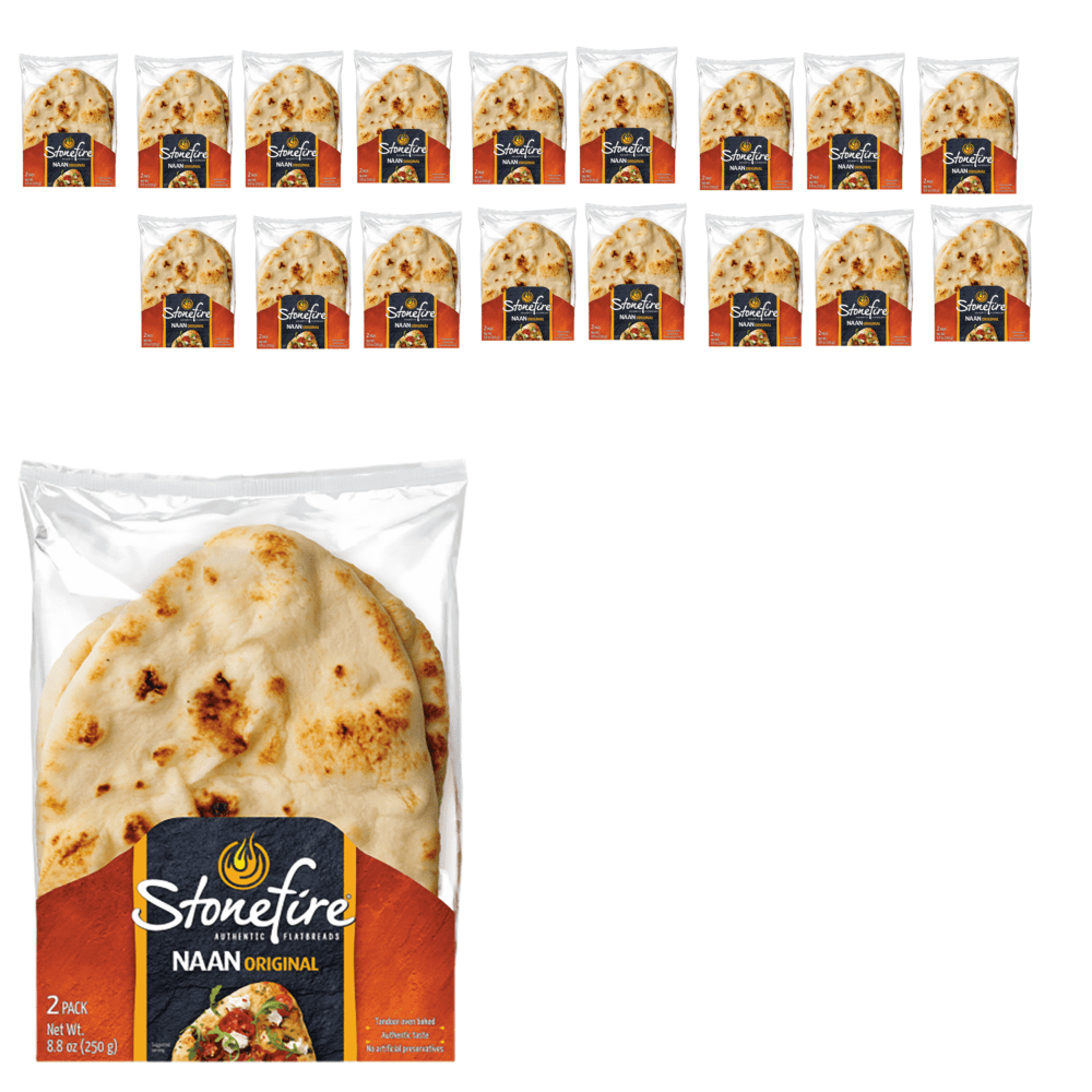Original Tandoori Naan, 8.8 oz, 18 Pack