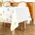 thumbnail image 4 of Easter Tablecloth 60 x 120 Inch, Waterproof Egg Themed Table Cloth, Washable Table Cover for Holiday Dinner Party Decoration, 4 of 6