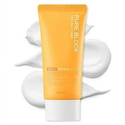 A'PIEU Pure Block Daily Sunscreen Cream SPF50/PA++++ 50ml | Korean Sunscreen for Daily Use