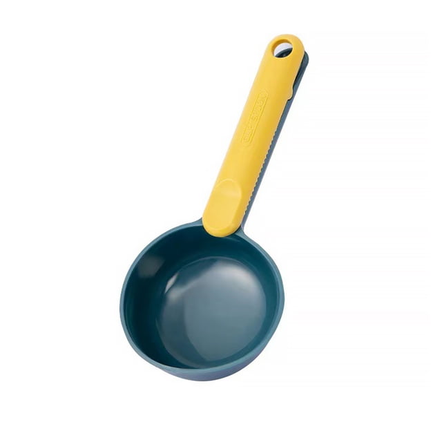 MEDICIÓN CUCHA CUCHA COCKETE COCKETE PORTE HORA PETE PET MEDICIÓN COMIDA CABALLA REUSABLE 2 EN 1 BOLSA DE GRANOS SELLANDO CLIP ACCESORIO AZULE sidaley HA059516-01