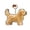 A, variant on Handsome Golden Retriever Keychain, Pet Hair Collector Pendant for Dog Lovers