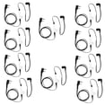 thumbnail image 1 of 10X 2 Pin Estilo de Fideos Auriculares ErgonóMicos Enchufe K Auricular Auriculares para Baofeng Uv5R Bf-888S Uv5R Negro, 1 of 9