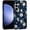 Blue and white floral print, variant on for Samsung Galaxy S25 Case,Dual-Layer TPU Silicone + PC Hard,Shockproof and Scratch-Resistant Phone Case The Cat with The Sunset Flowers