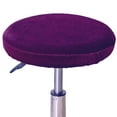 thumbnail image 4 of de taburete de bar impermeables de lujo, Protector de asiento de Púrpura Zulema Fundas Elásticas, 4 of 8