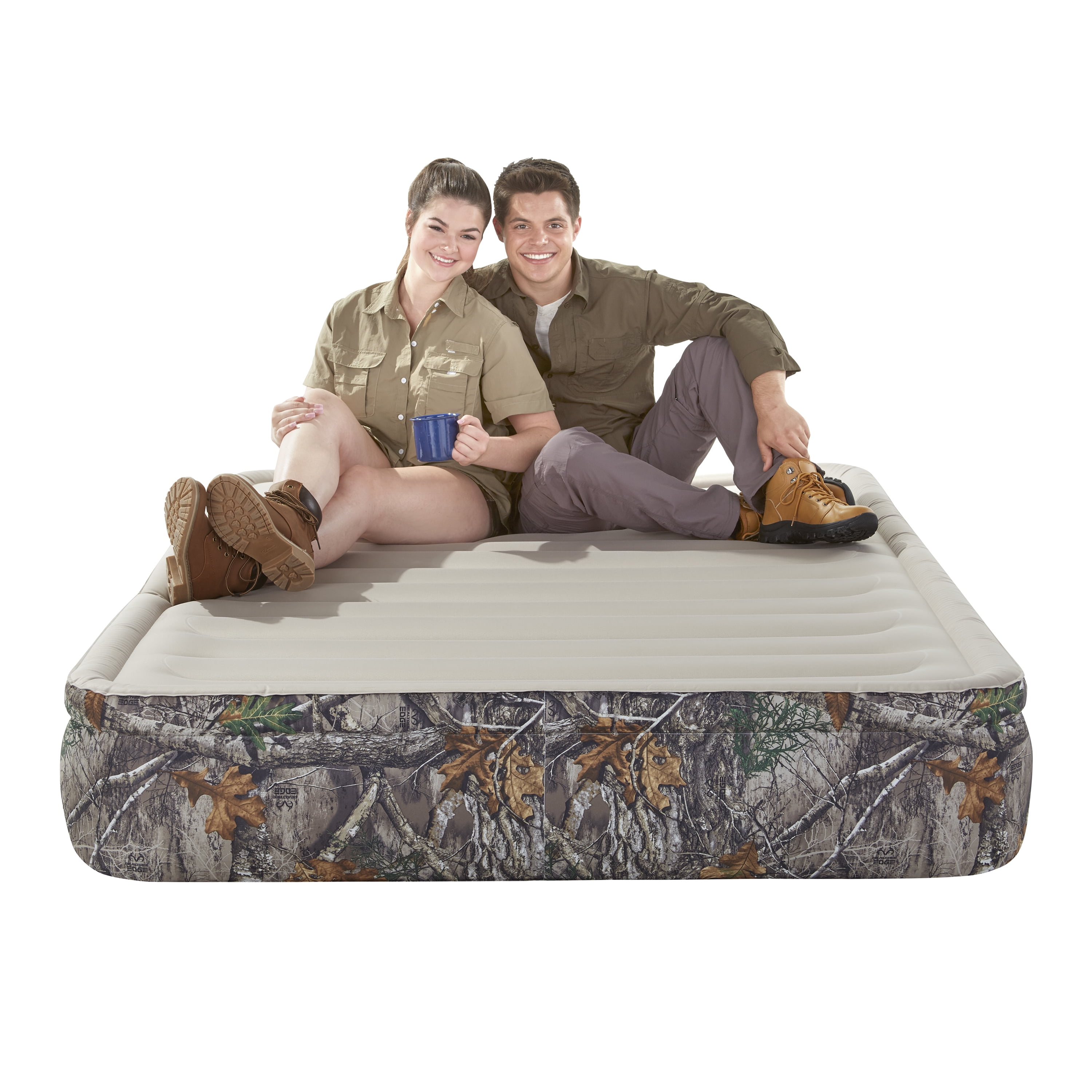 Realtree Camo Sport Air 13" Pillowtop Queen Air Mattress with Express Pump
