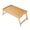 Wooden Color, variant on OIUR Bamboo Bed Tray Table with Folding Legs Wooden Drawing Breakfast Eating Snack Serving Tray Laptop Computer Collapsible Bed Sofa Desk