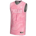 thumbnail image 2 of Youth GameDay Greats #1 Pink Texas Longhorns Lightweight Basketball Fashion Jersey, 2 of 4