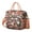 Rose-gold-3, variant on Vibrant Indian Tribal Lunch Tote - Large Leakproof Insulated Cooler Bag with Multi-Pocket Storage, Ideal for Travel & Outdoor Activities