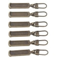 thumbnail image 3 of Zipper Pull Tab Rustproof Detachable Colred Zipper Pull Kit DIY Clothing Luggage Shoes Handbags Wallets 6Pcs, 3 of 7