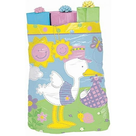 Giant Gift Bag Huge Plastic Sack For Baby Shower 1 Per Package