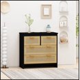 thumbnail image 2 of 4 Drawers Rattan Cabinet,for Bedroom,Living Room,Dining Room,Hallways, 2 of 8