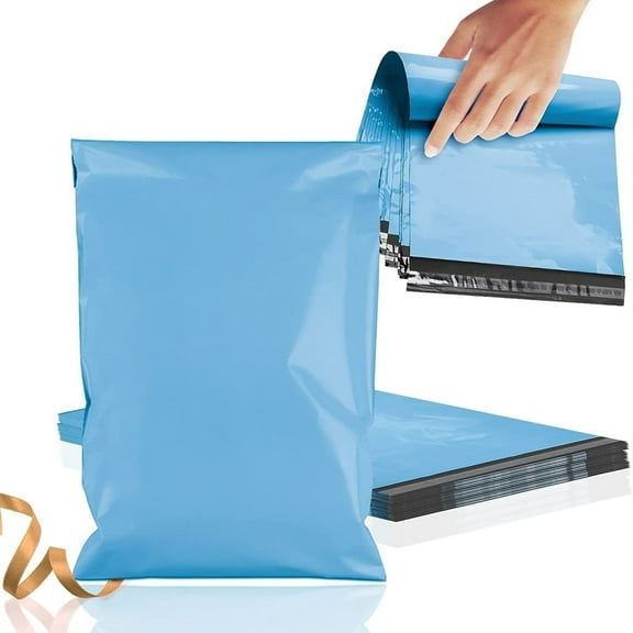 PUREVACY Poly Mailers 10 x 13. In Bulk Pack of 1000 Blue Pla