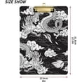 thumbnail image 3 of 12.5"x9" Black Dragon Clipboards, Standard A4 Letter Size Nursing Clipboard with Low Profile Metal Clip Decorative Clip Board for Office Supplies,Gold, 3 of 7
