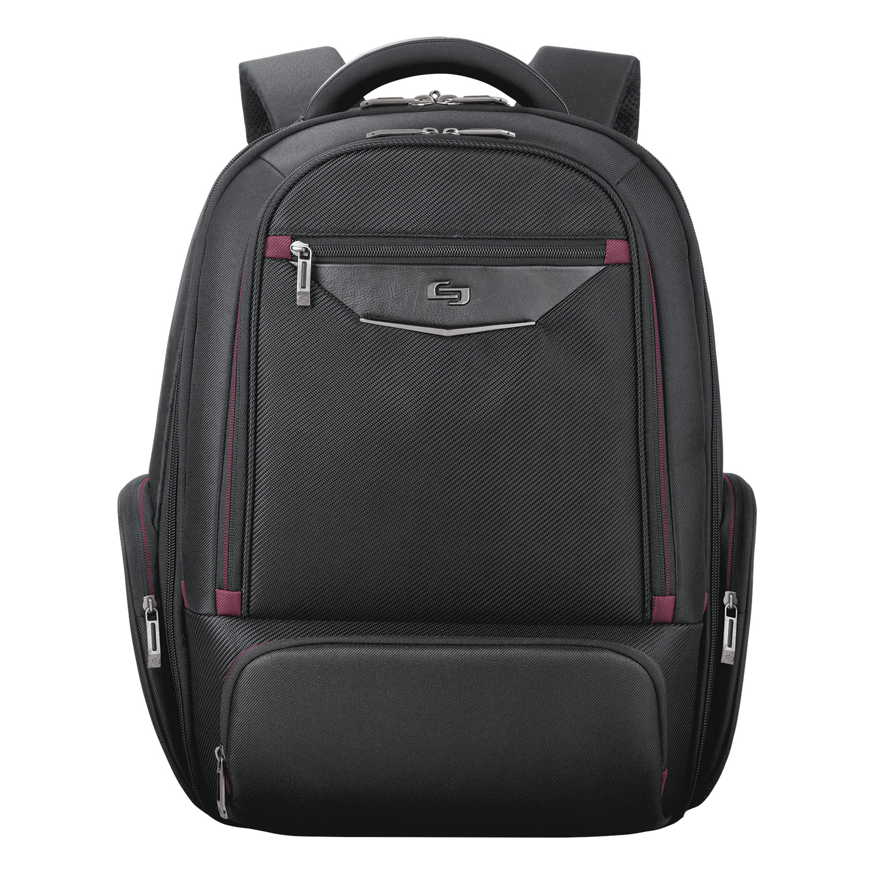 Executive Backpack, 17.3, 18 1/2 x 7 3/4 x 16 1/4, Black