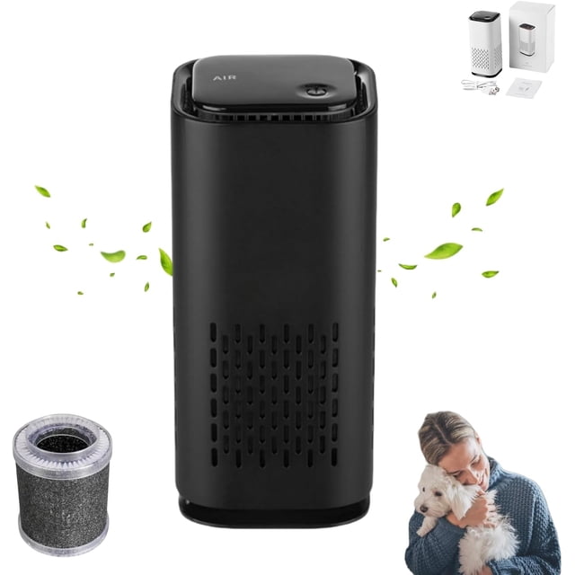 Purificador de aire para mascotas Puppymothers, purificador de aire para mascotas, purificador de aire para mascotas Pawtins, purificador de aire con filtro lavable, mini purificadores de aire portáti