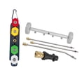 thumbnail image 1 of jinwen Pressure Washer Undercarriage Cleaner Water Broom Practical Chassis Cleaning under Car Washer Attachment for Vehicles RV gray, 1 of 9