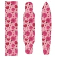 thumbnail image 4 of 33"x9" Skateboard Grip Tape Protector Sheets Nonslip Protection Griptape Sheet for Outdoor Sports Red Valentine's Day Pattern, 4 of 7