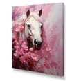 thumbnail image 2 of Designart "Romance Among Horses I" Animals Horse Wall Art Living Room, 2 of 7