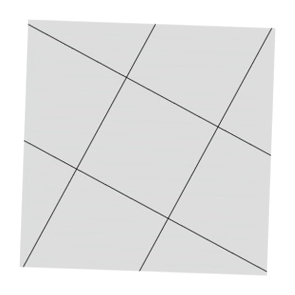 Cateissary Plantilla para acolchar cuadrada Regla para acolchar Plantillas para acolchar Reglas para cortar telas Artesanía SG