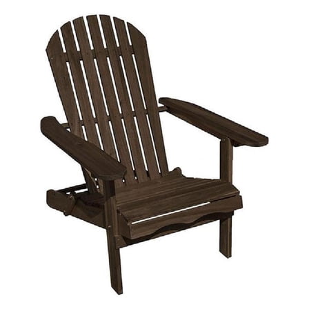 Geli Outdoor Adirondack Chair-Slatted Back-Weathered Gray Wood